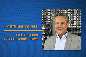 Apto Welcomes Fred Home page