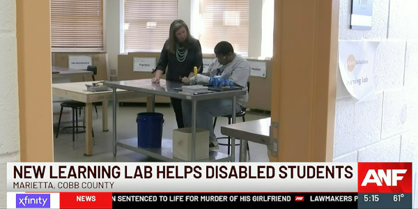 New learning lab helps students with disabilities get job training